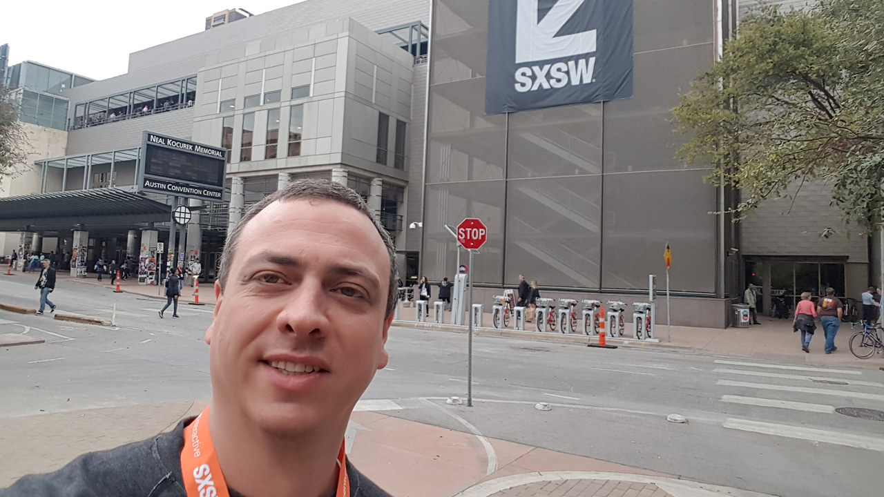 Kjetil Thorvik Brun på SXSW i Austin, Texas.