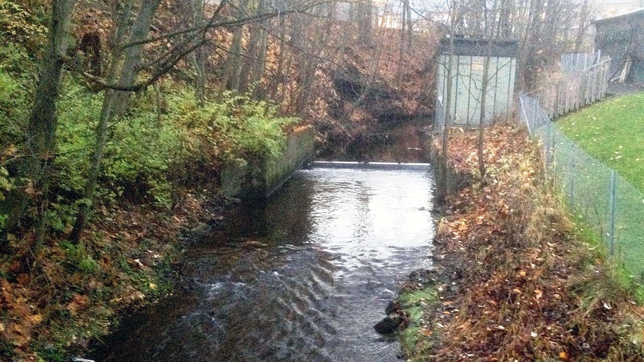 Bilde av Hoffselva i Oslo.