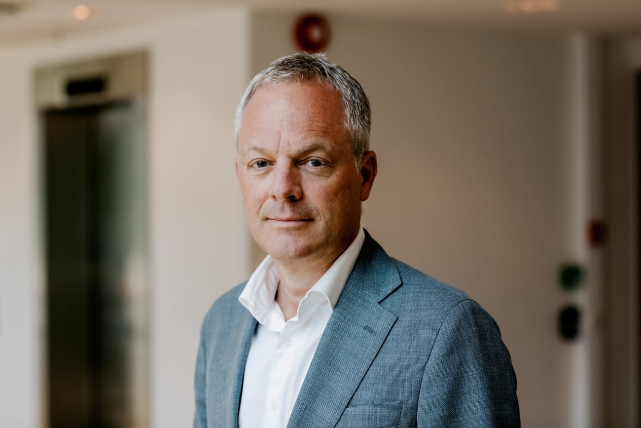En stående mann