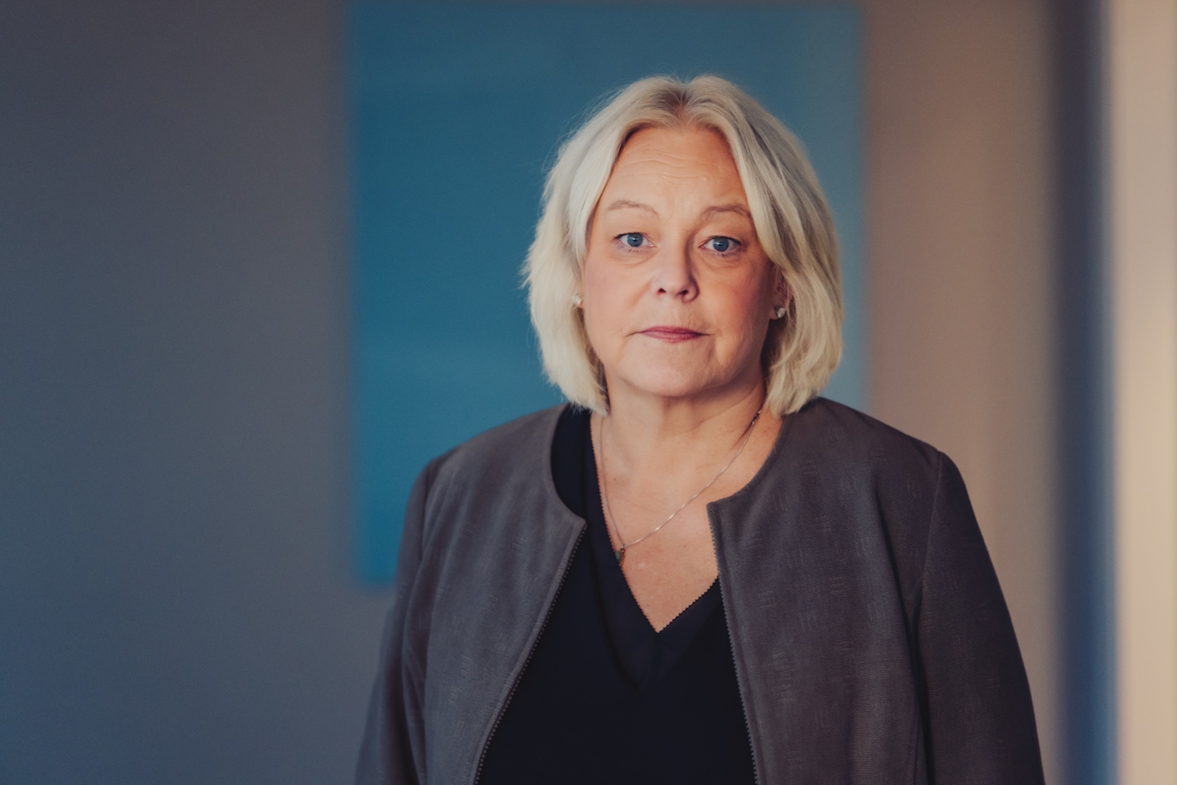 En stående dame